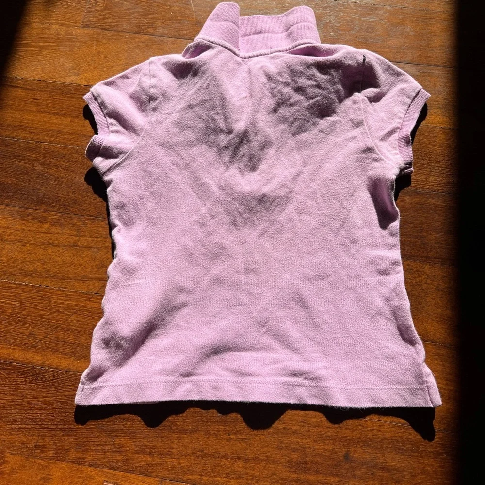 Ralph Lauren Kids VTG Y2K Lilac Purple Polo Shirt